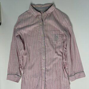 Victoria's Secret Pink and White Striped Sleep long shirt